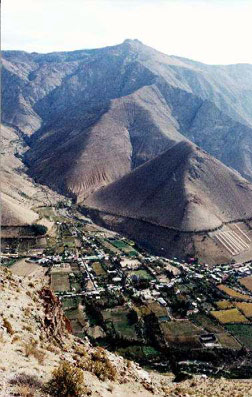 Vesnice Pisco Elqui